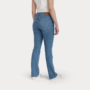 Harley Davidson Biker Boyfriend Blue Jeans Size 8 Boot Cut Motorcycle Denim